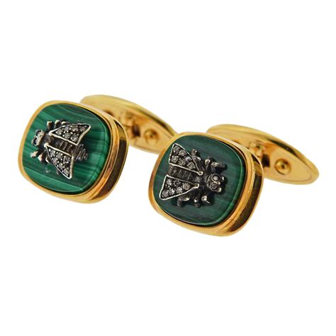 gucci gold cufflinks|gucci cufflinks sale.